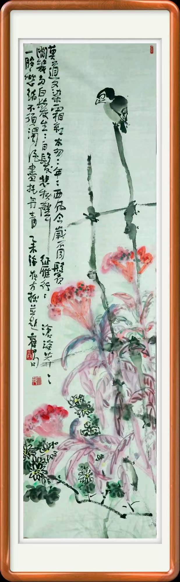 花枝小鸟花鸟画