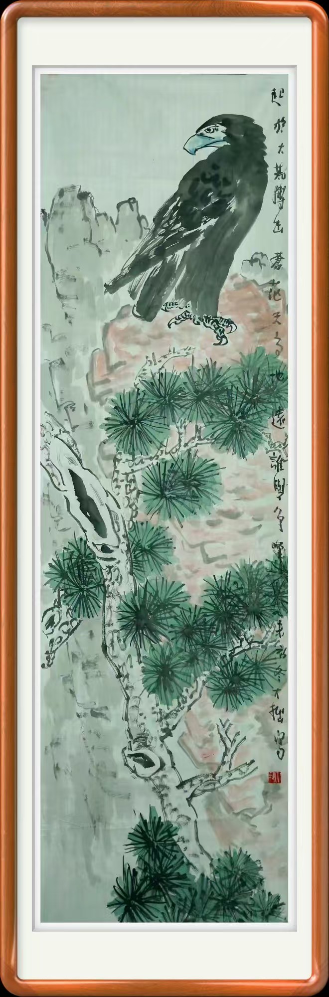 鹰击长空花鸟画